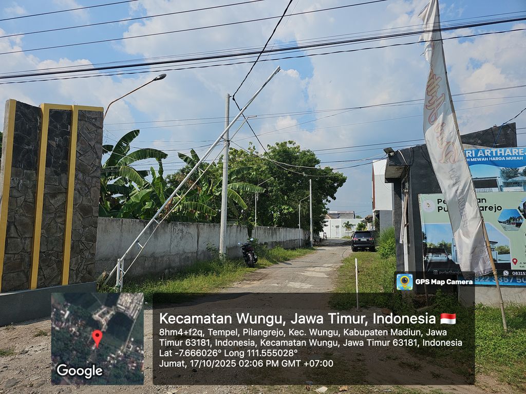foto gerbang perumahan PURI ARTHAREJO