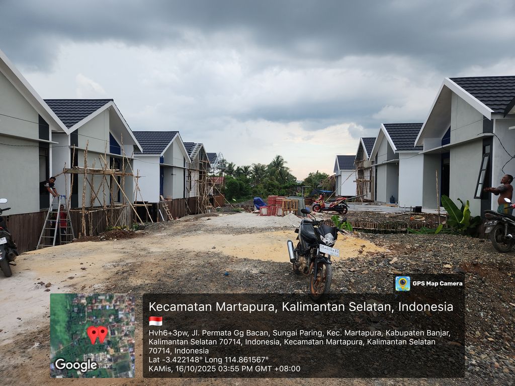 foto posisi tengah perumahan Perumahan Permata Residence 3 Sekumpul