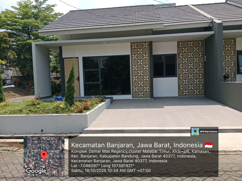 foto tampak rumah tipe 50/139 perumahan DAMAR MAS REGENSI
