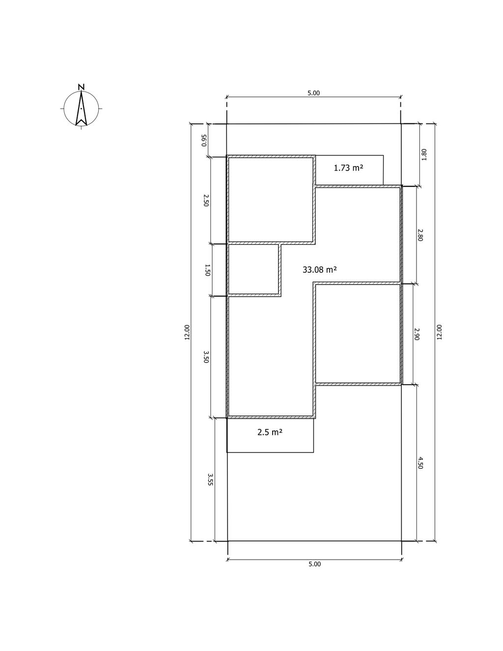 foto denah rumah tipe 36/60 perumahan DELISHA