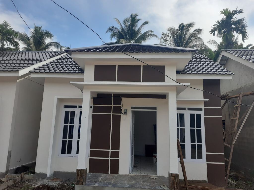 foto tampak rumah tipe 36 perumahan BARUNIA RESIDENCE 6 TAHAP 2
