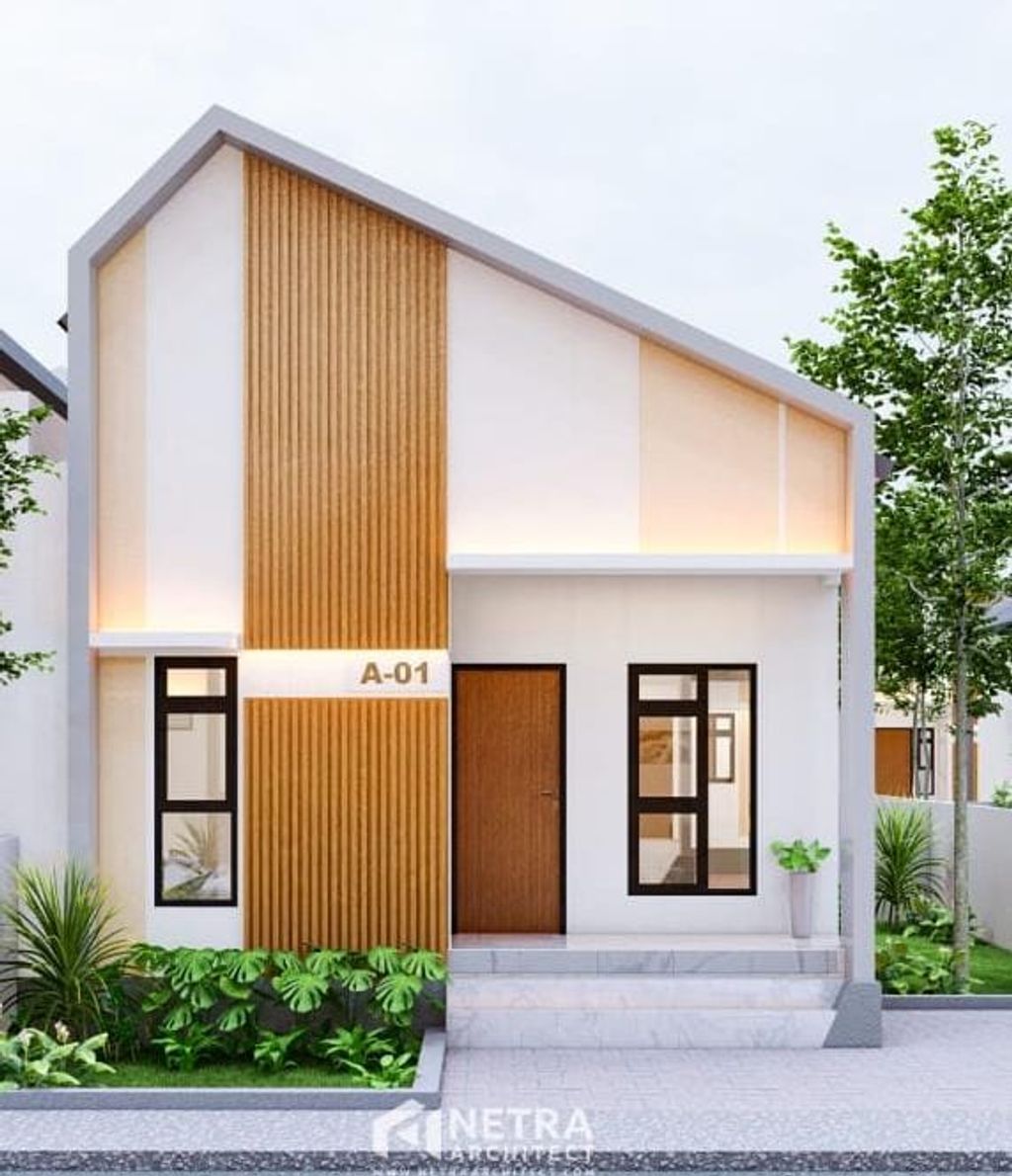 foto tampak rumah tipe 45 perumahan ALYA RESIDENCE V