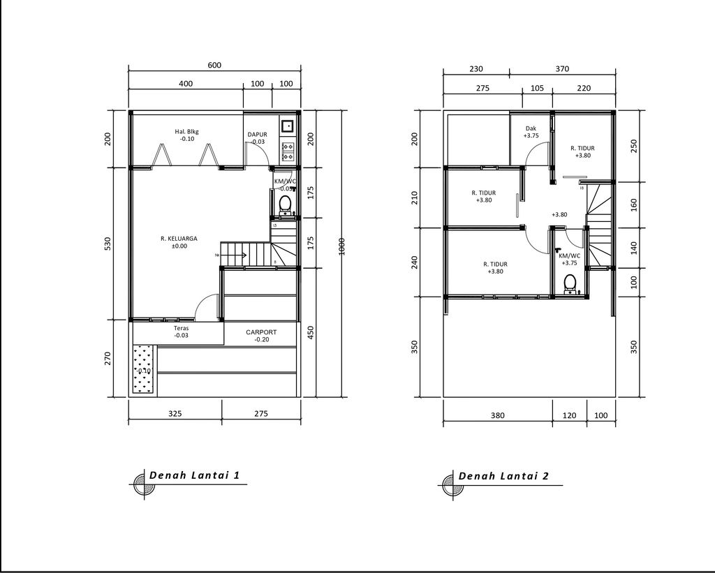 foto denah rumah tipe 60 New Compact HC Classic (3KT) (666) perumahan G-Land Arcadia Buahbatu