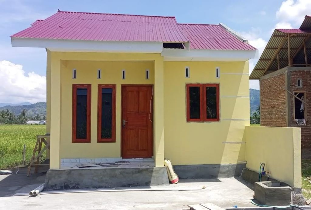 foto tampak rumah tipe 36 perumahan BUMI SEJAHTERA RESIDENCE