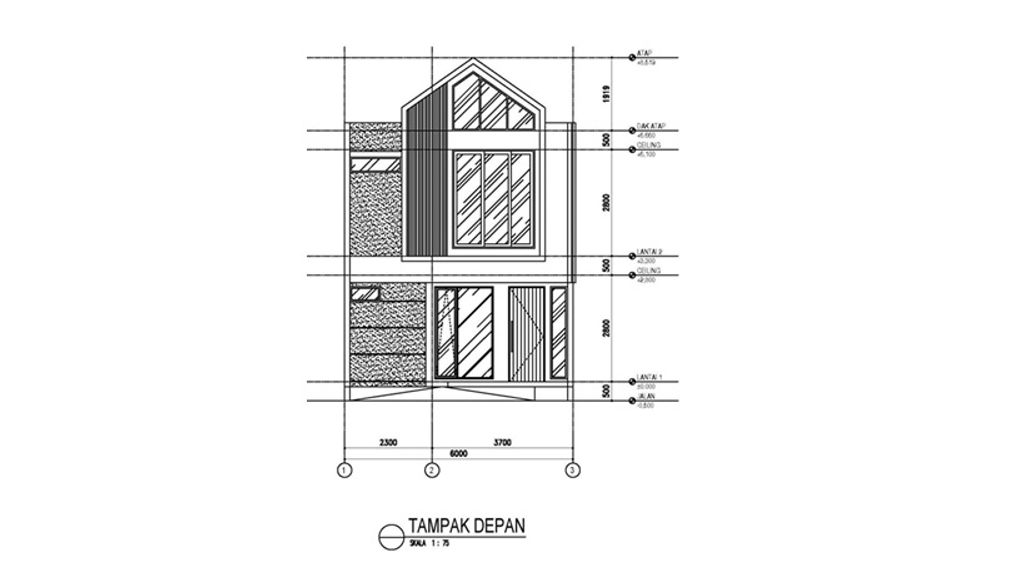 foto tampak rumah tipe NORDIC 6X12 SUDUT perumahan KEBAYORAN PIAZZA HARMONY 3