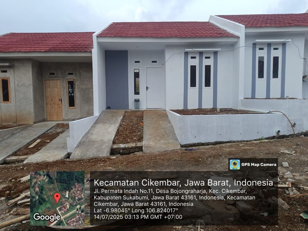 foto denah rumah tipe 36/72 (Subsidi) perumahan Permata Indah