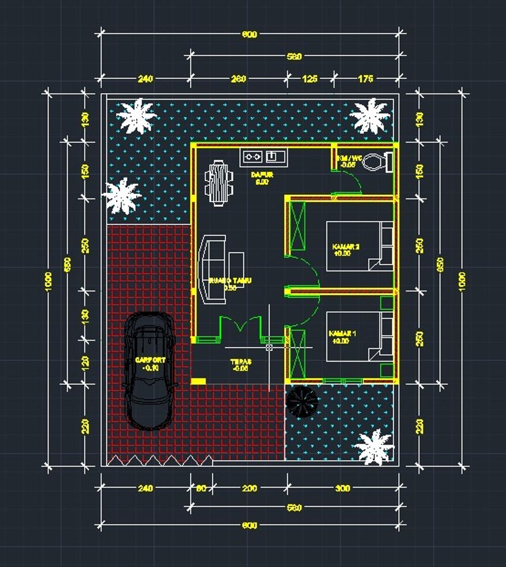 foto denah rumah tipe SUBSIDI perumahan GEDONG PULUKAN RESIDENCE