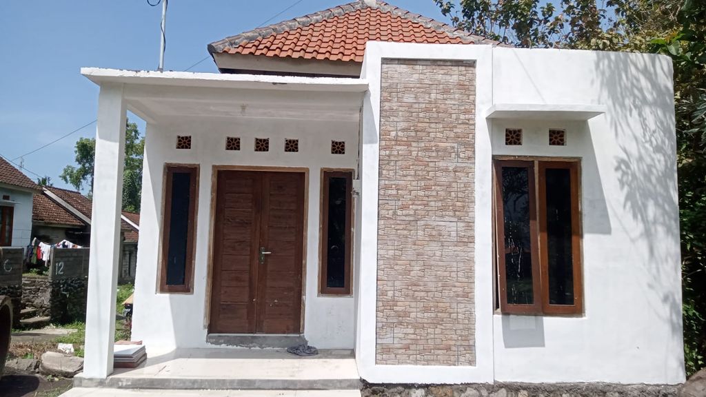 foto tampak rumah tipe SUBSIDI perumahan GEDONG PULUKAN RESIDENCE