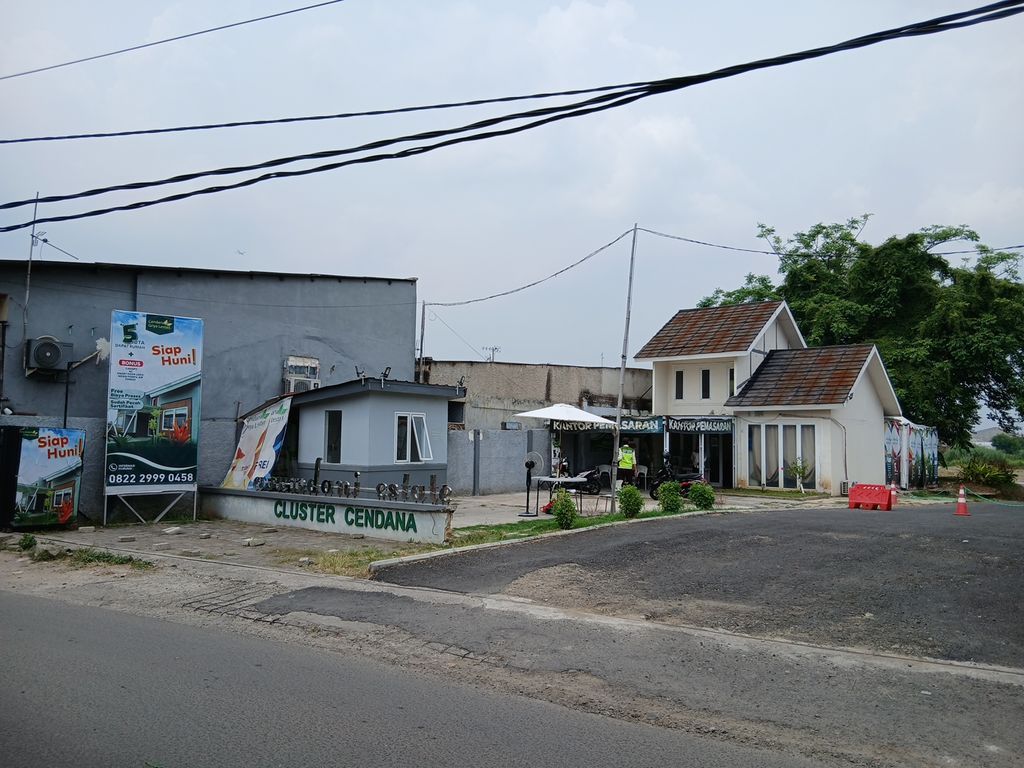 foto gerbang perumahan Cendana Griya Lestari