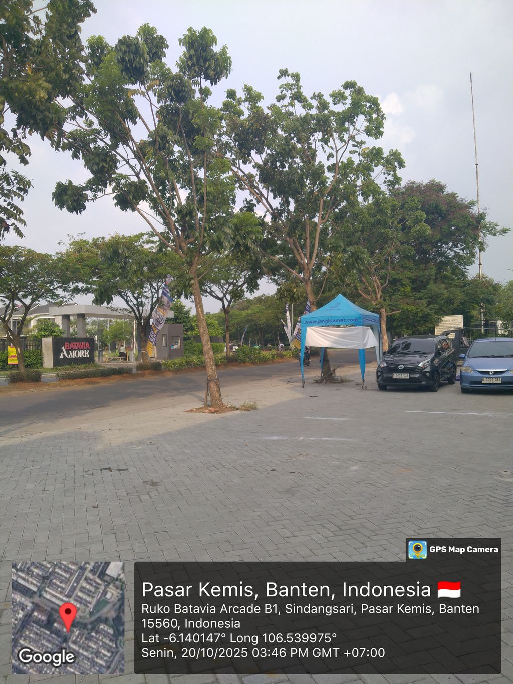 foto posisi tengah perumahan RUKO BATAVIA ARCADE