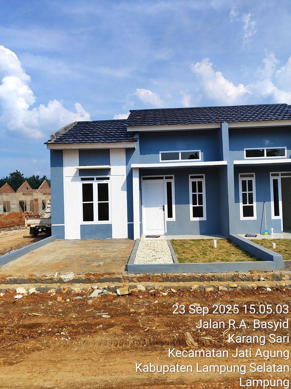 foto denah rumah tipe 36/72 perumahan AR RAFIQ RESIDENCE