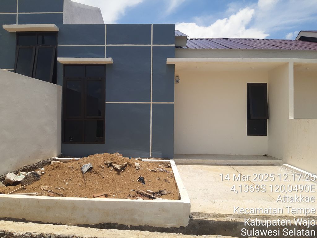 foto tampak rumah tipe 36 perumahan AGUNG RESIDENCE 2