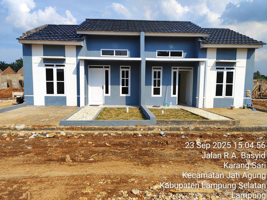 foto tampak rumah tipe 36/72 perumahan AR RAFIQ RESIDENCE
