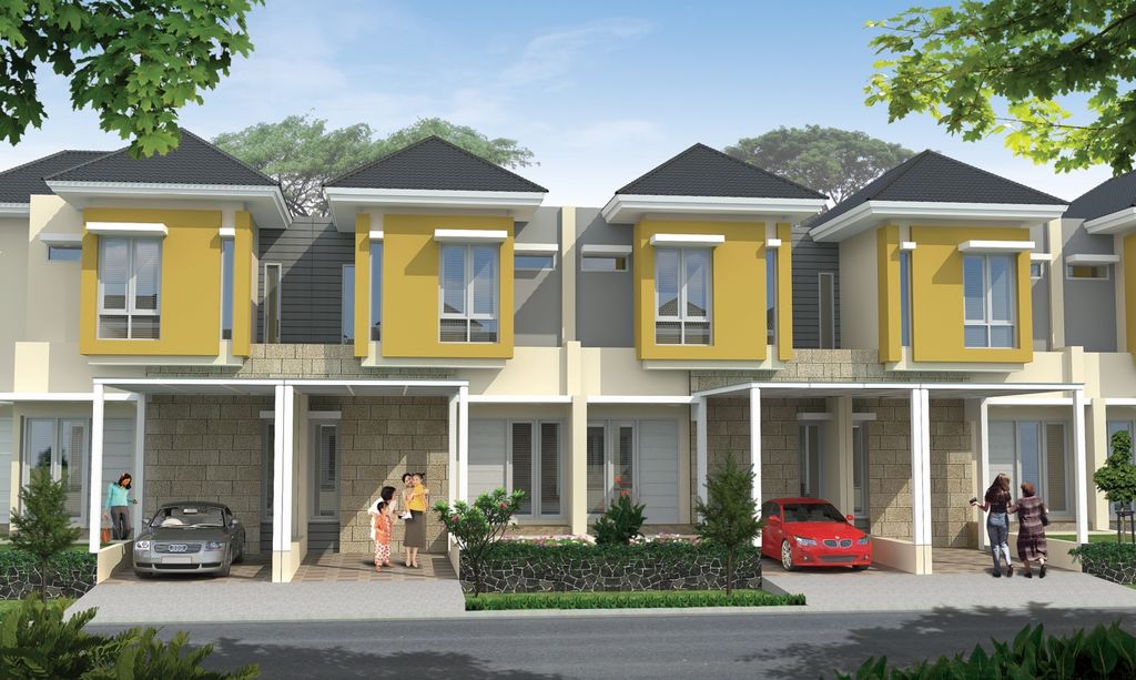 foto tampak rumah tipe CALLA perumahan SA3.7-21 CLUSTER ADARA KHI