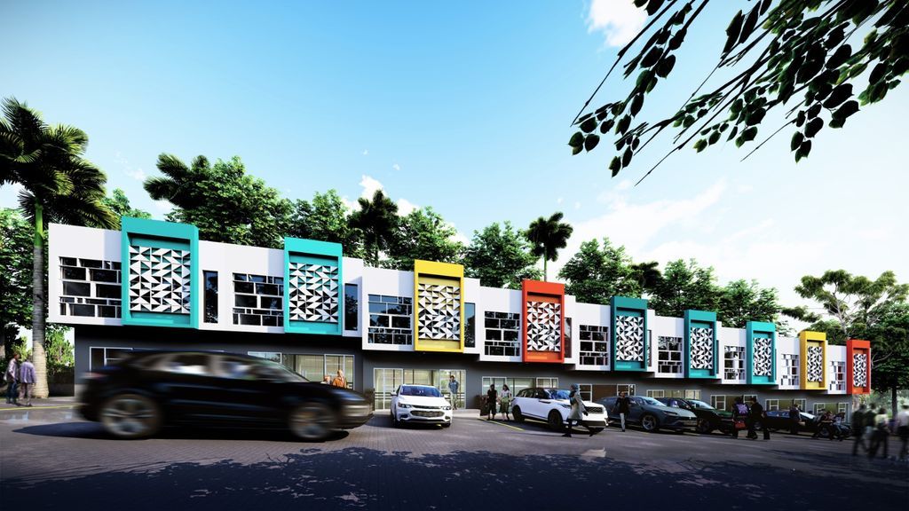 foto tampak rumah tipe RUKO RAKATA RUN perumahan Bumi Rakata Asri 2