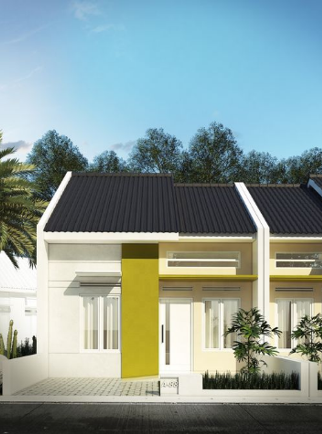 foto tampak rumah tipe SUBSIDI 2025 perumahan REMBANG HARMONI