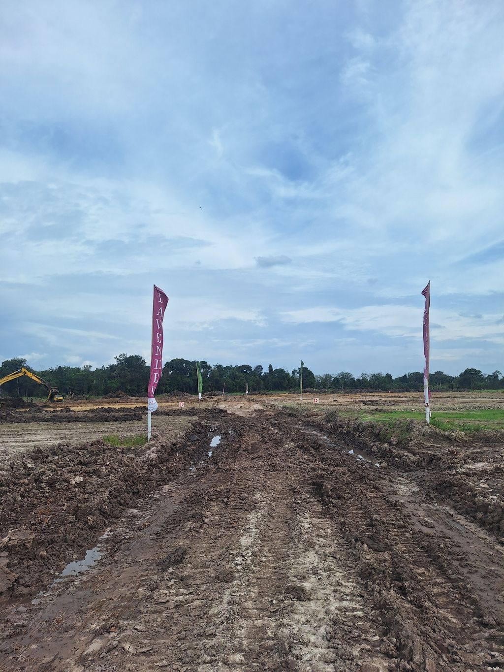 foto posisi tengah perumahan BUKIT CENTRAL PARK Cluster Lavender