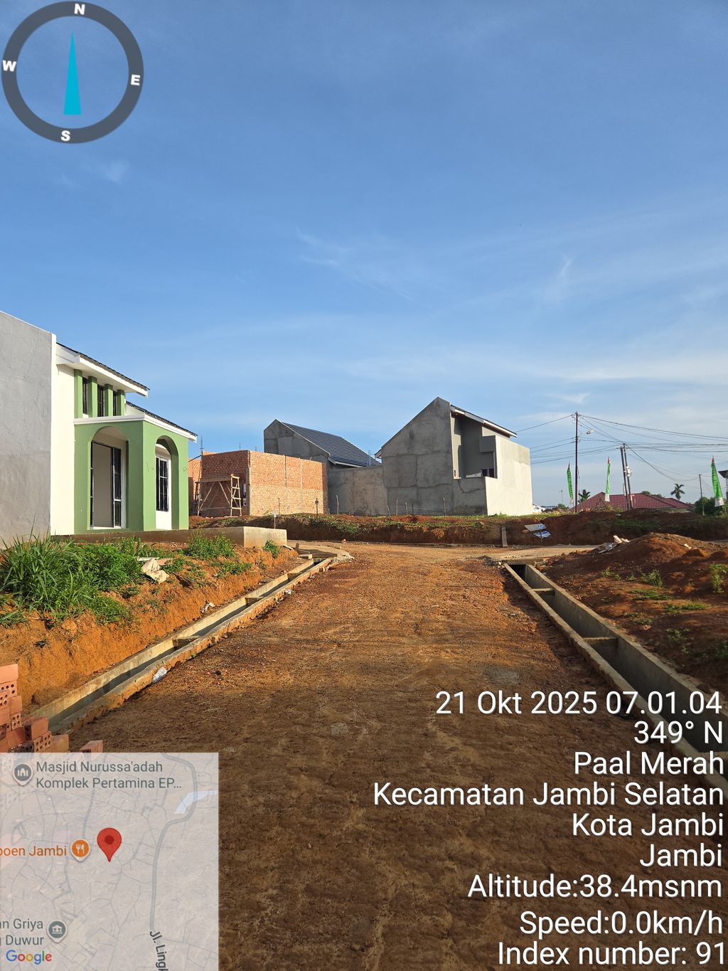 foto posisi tengah perumahan GREEN NISKALA