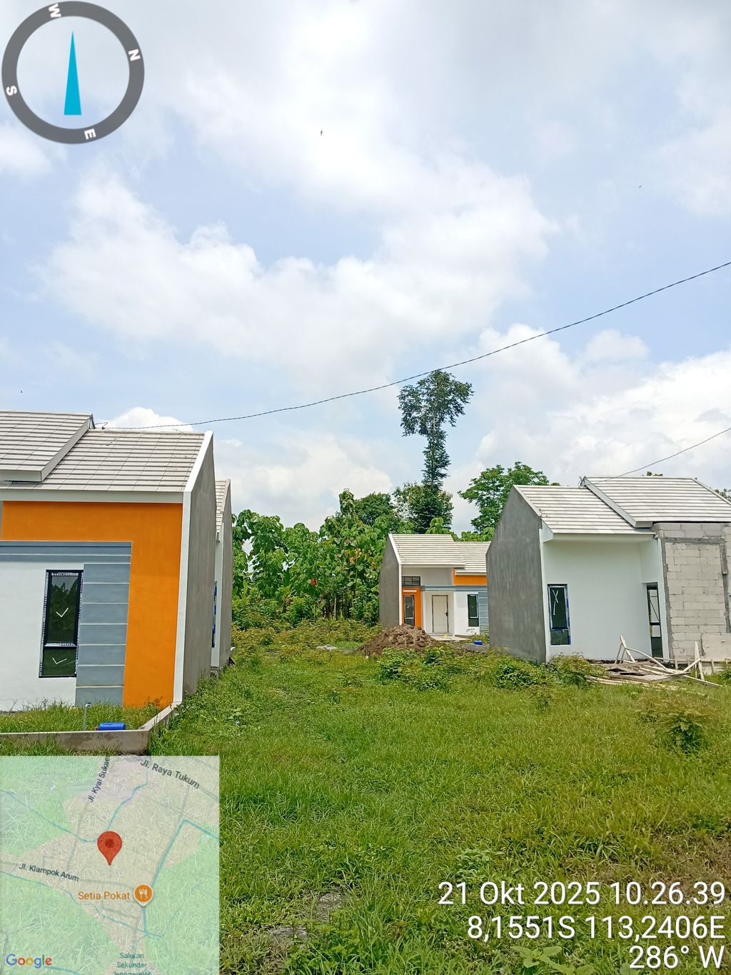 foto posisi tengah perumahan ALAM HARMONI TUKUM