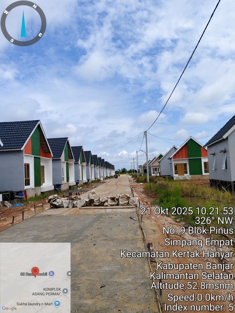 foto posisi tengah perumahan GRAND HANUM IMPERIAL