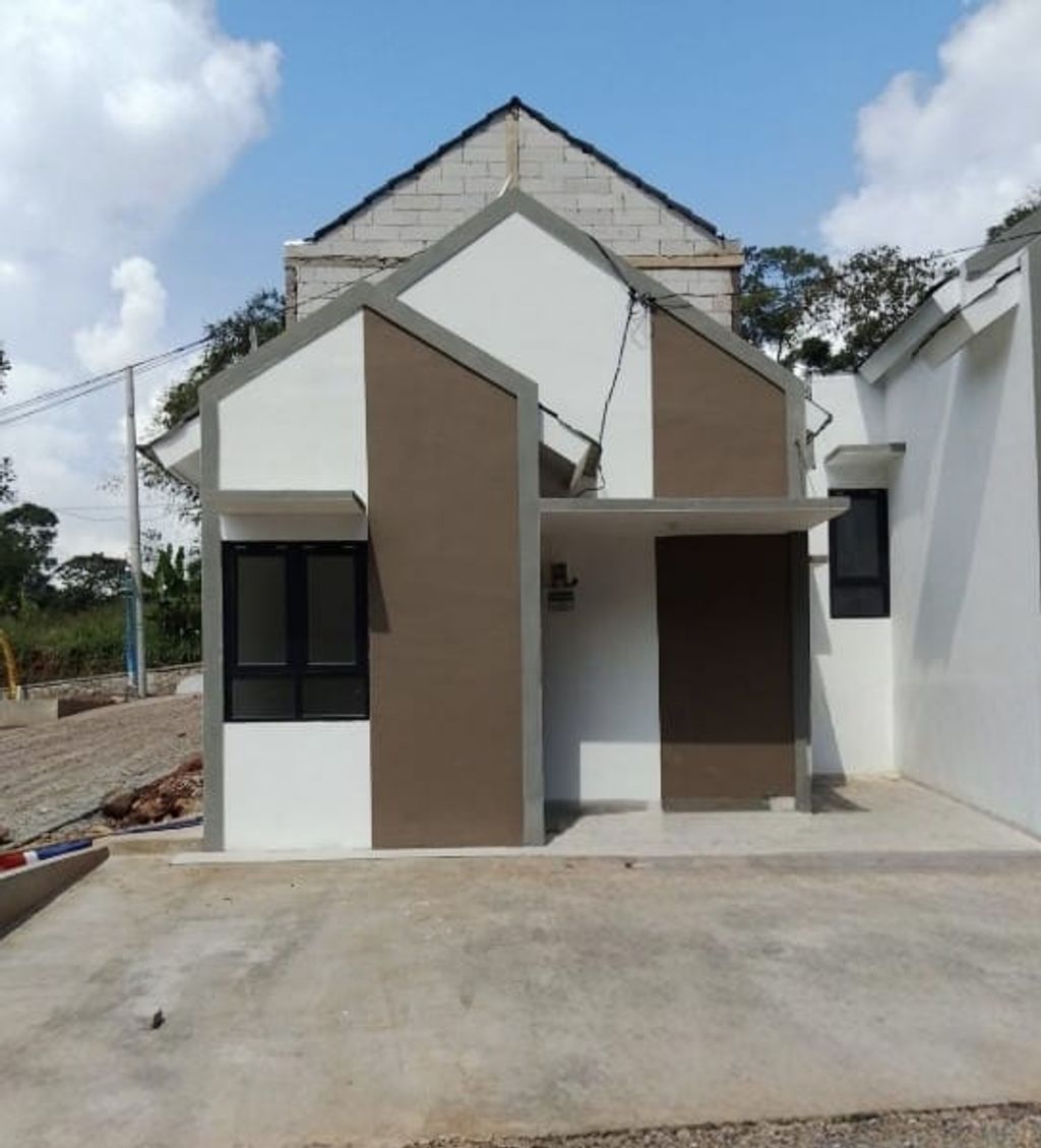 foto tampak rumah tipe 30/60 perumahan BAROKAH REGENCY JATINANGOR