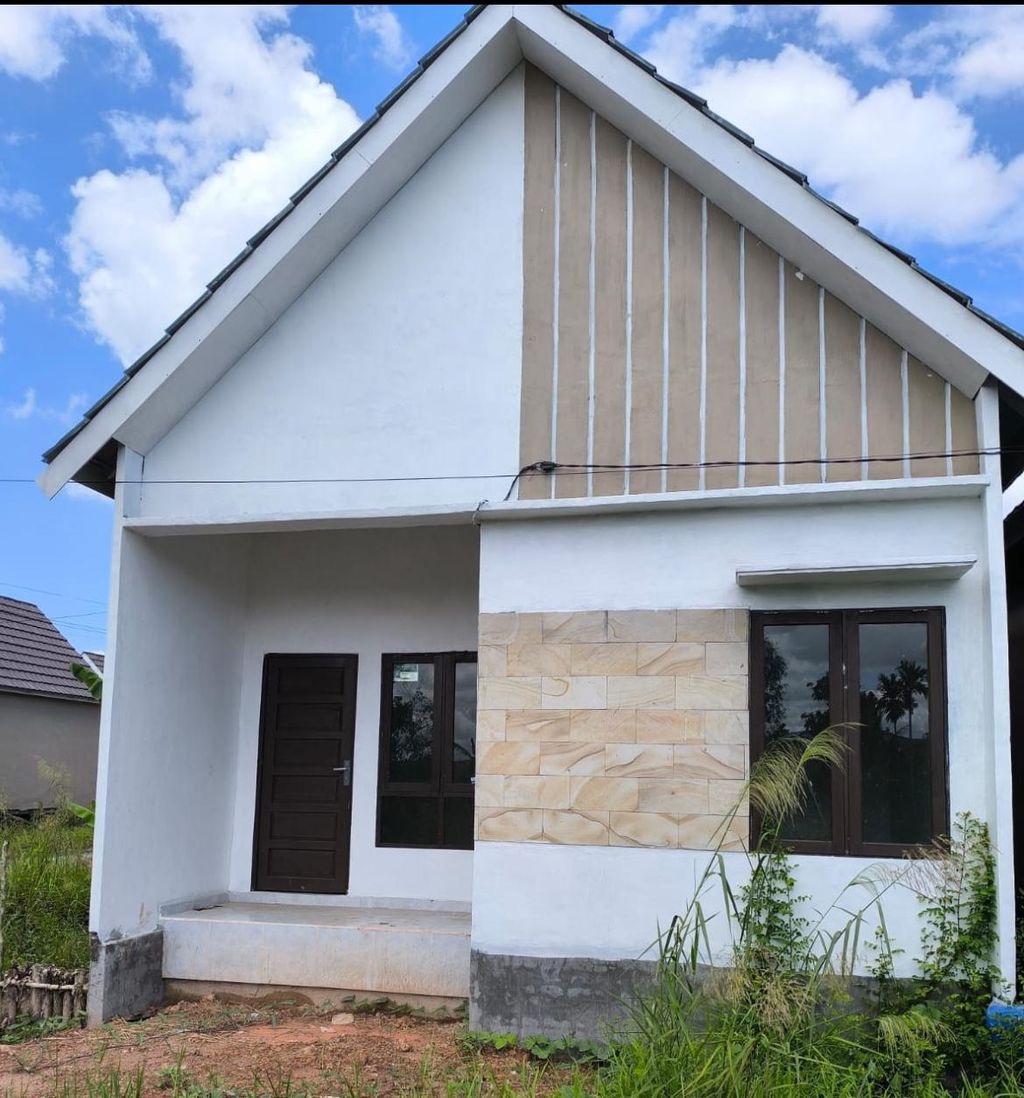 foto tampak rumah tipe 36 m2 perumahan FIRSYA REGENCY