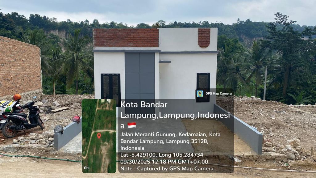 foto tampak rumah tipe C perumahan Perumahan Kedamaian Sky View
