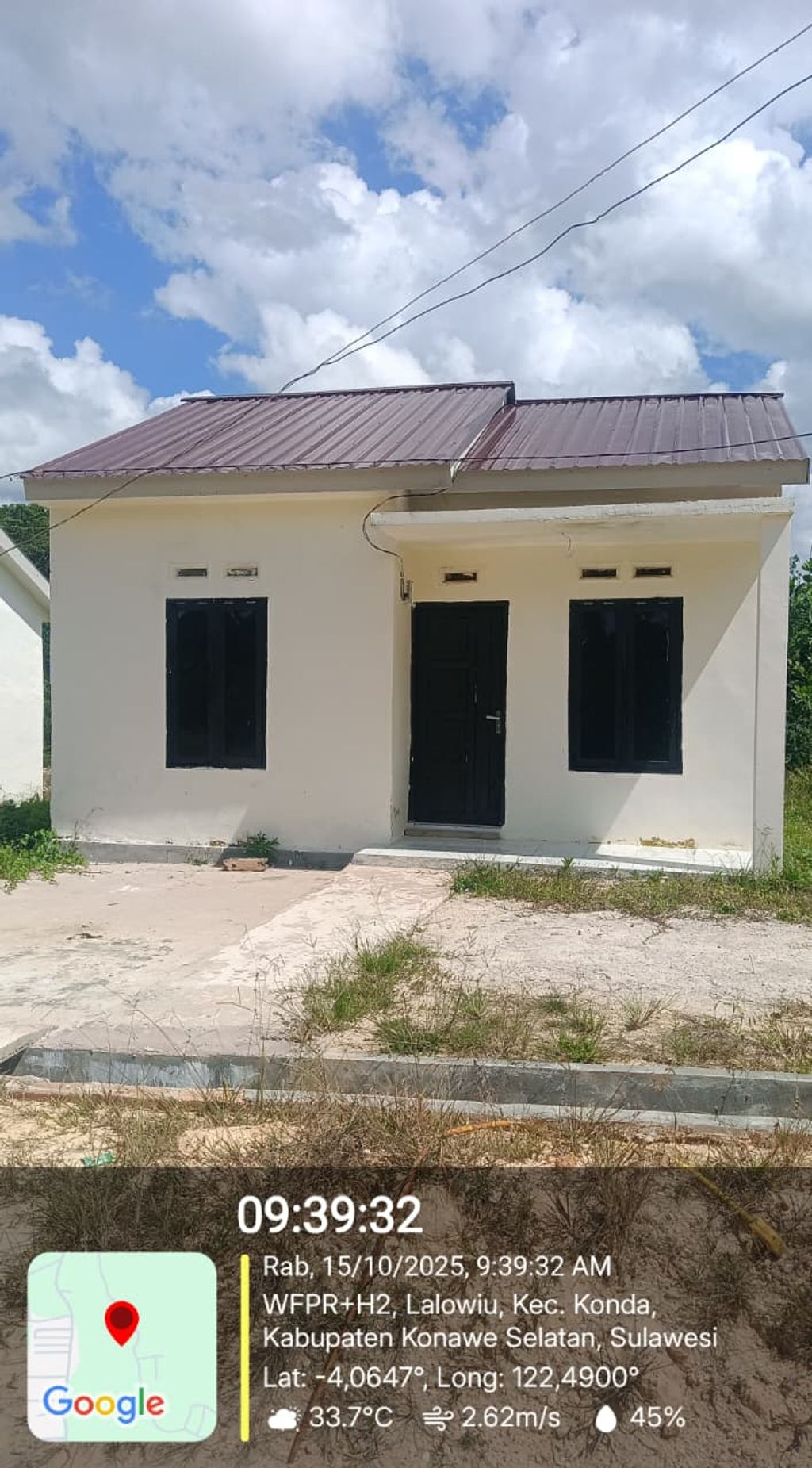 foto tampak rumah tipe 36 perumahan GRIYA ANDIKA RESIDENCE