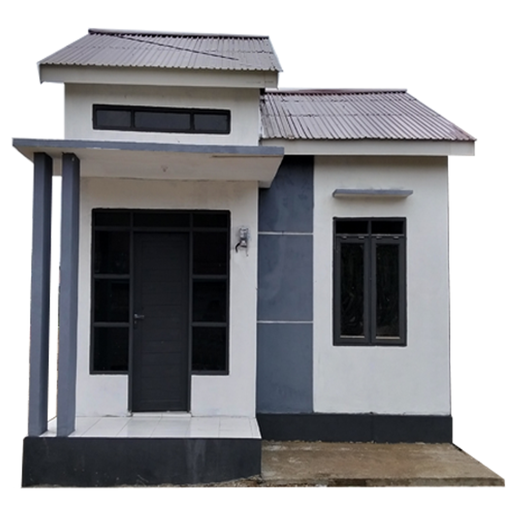 foto tampak rumah tipe 36 perumahan Griya Harmoni Asri