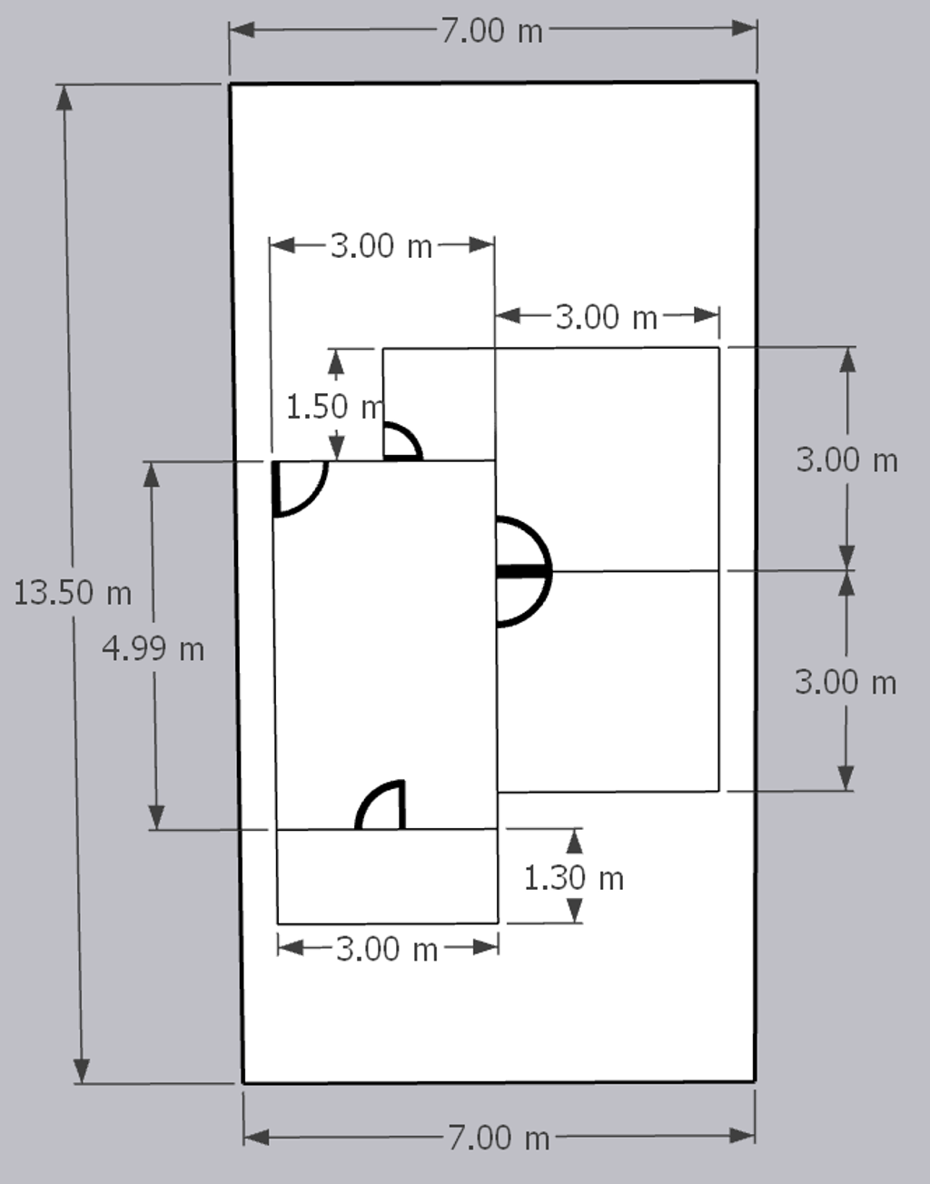 foto denah rumah tipe 36 perumahan Griya Harmoni Asri