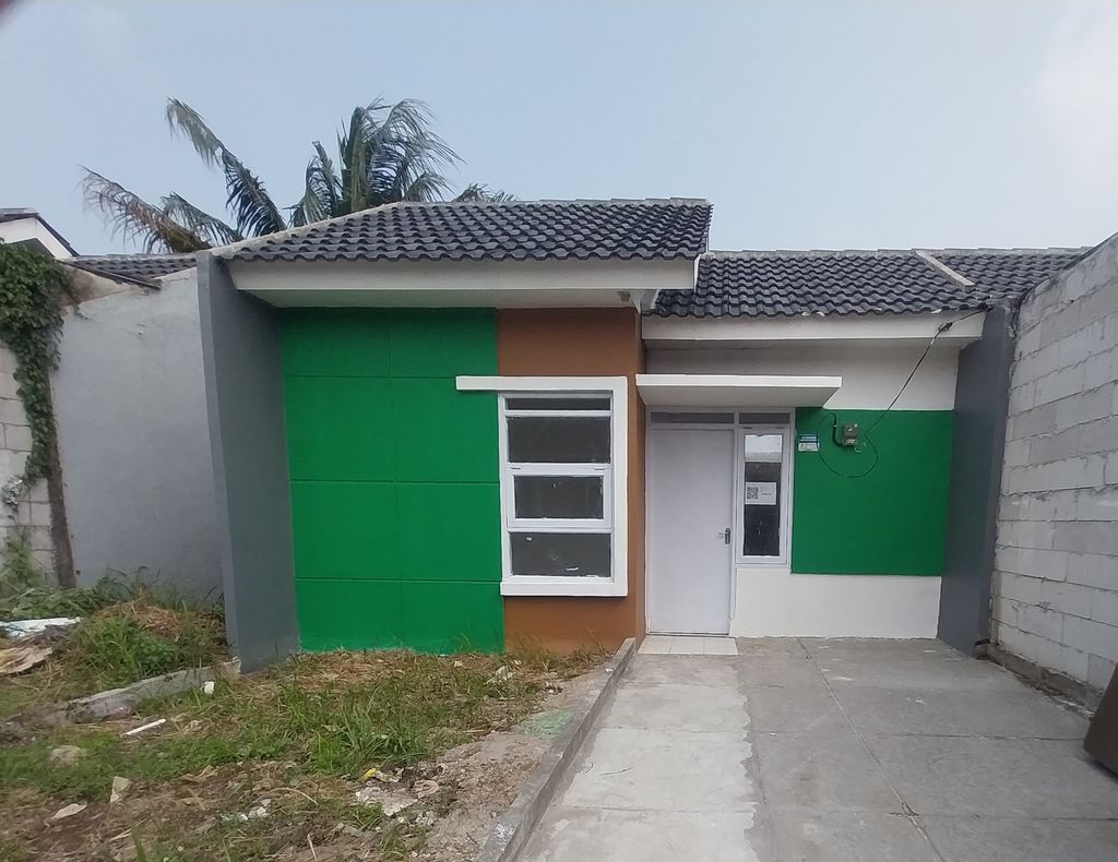 foto tampak rumah tipe SUBSIDI RP 125.500.000 perumahan MUTIARA PURI HARMONI 2