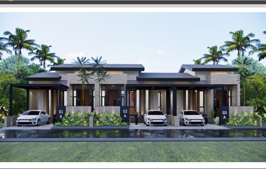 foto tampak rumah tipe 60/168 perumahan CIHEULANG REGENCY