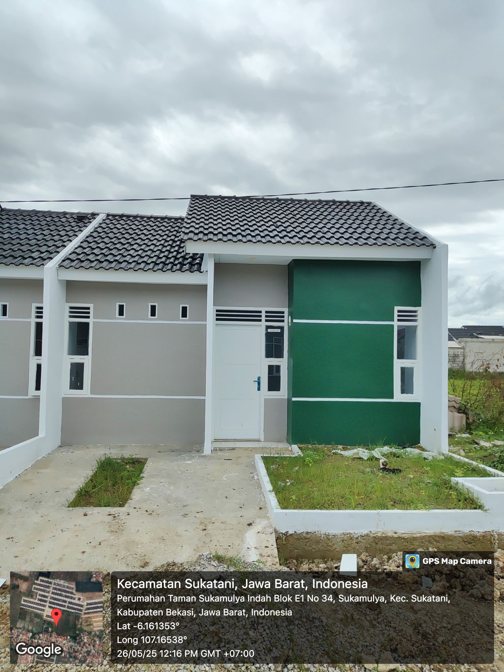 foto tampak rumah tipe 29/60 perumahan TAMAN SUKAMULYA INDAH