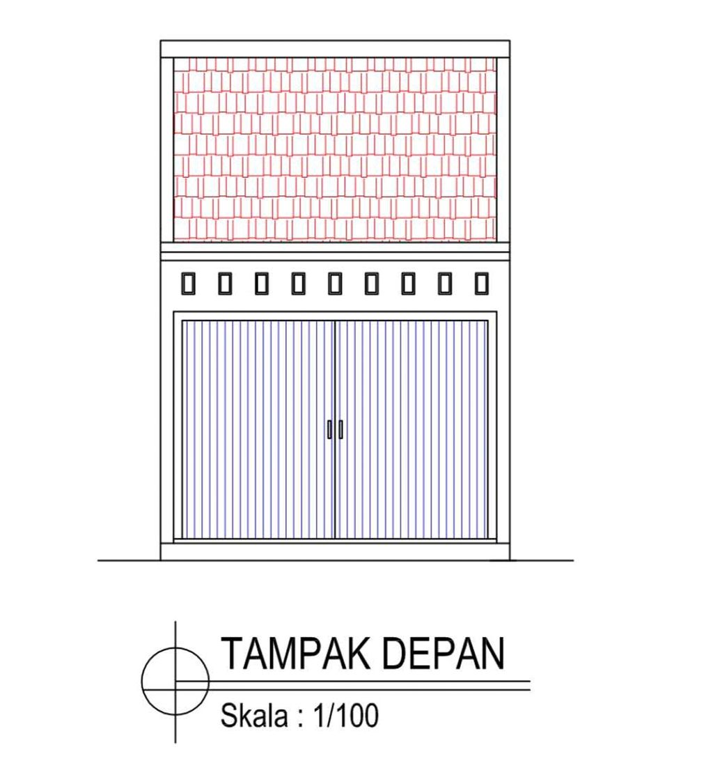 foto tampak rumah tipe KIOS perumahan GRIYA WRINGIN ASRI