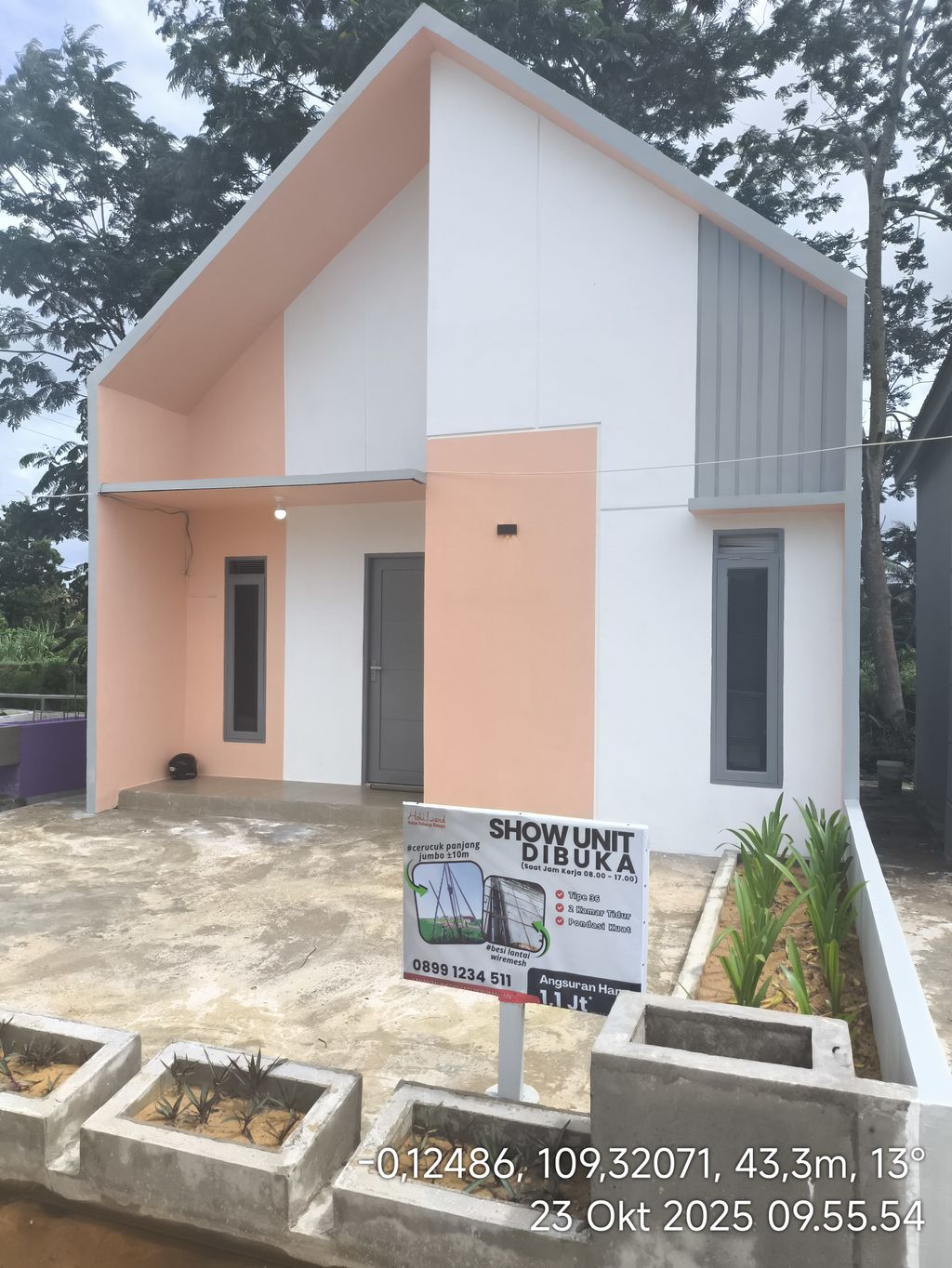 foto contoh rumah perumahan HOKILAND HARMONIE RESIDENCE