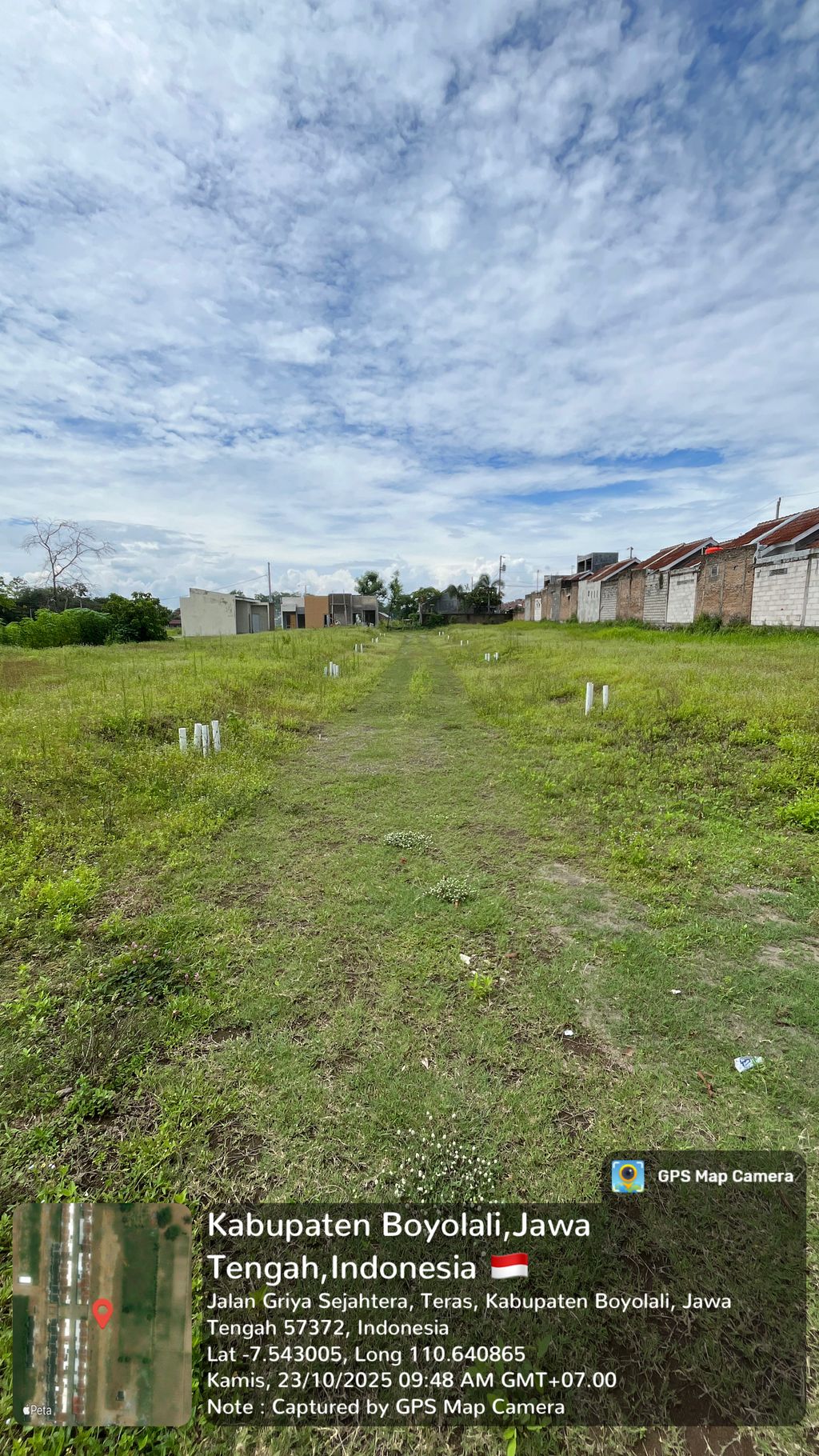 foto posisi tengah perumahan GRIYA SEJAHTERA 2-3