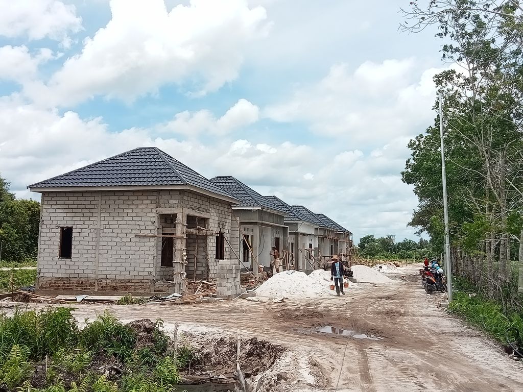 foto posisi tengah perumahan BINTANG WIJAYA MAKMUR TAHAP II