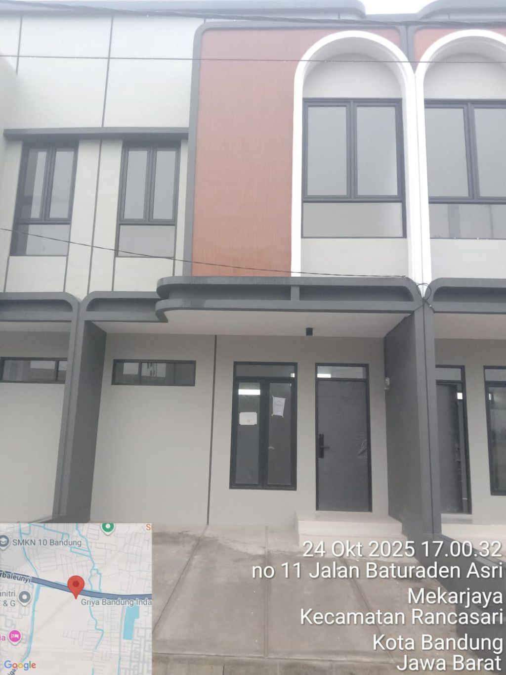 foto tampak rumah tipe 38 Compact 2 Kamar HC (440) perumahan G-Land Ciwastra Park 2