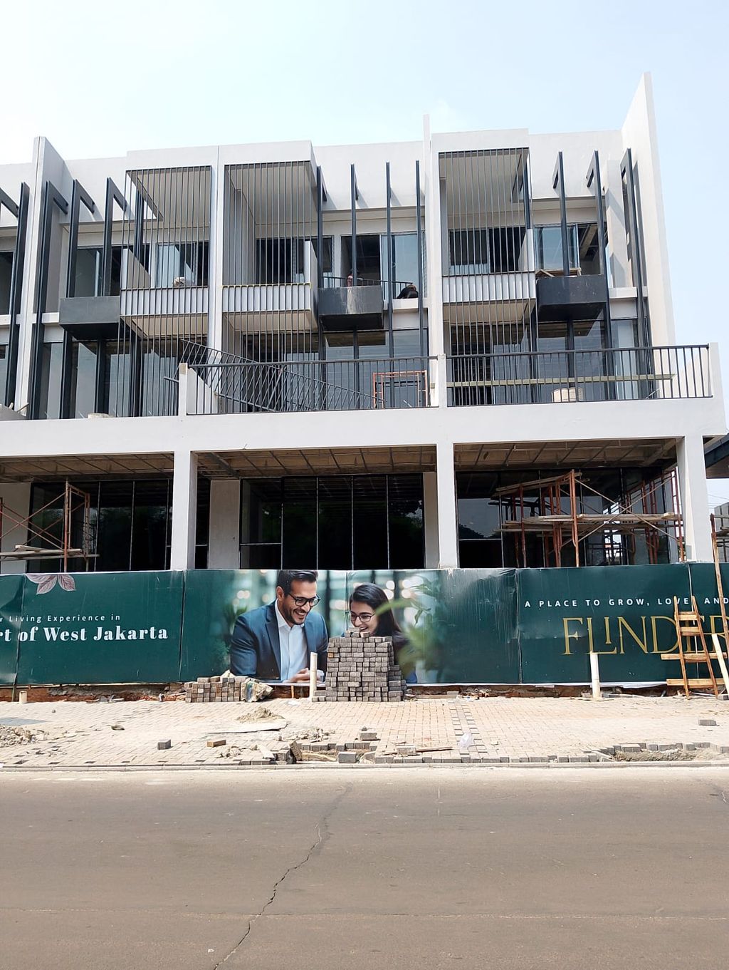 foto tampak rumah tipe FA-001 perumahan ANWA RESIDENCE PURI