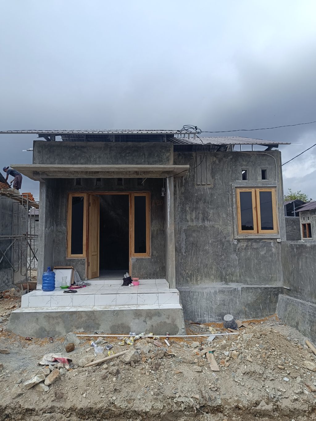 foto contoh rumah perumahan PERUMAHAN BUMI FARINASA PENTADIO 2