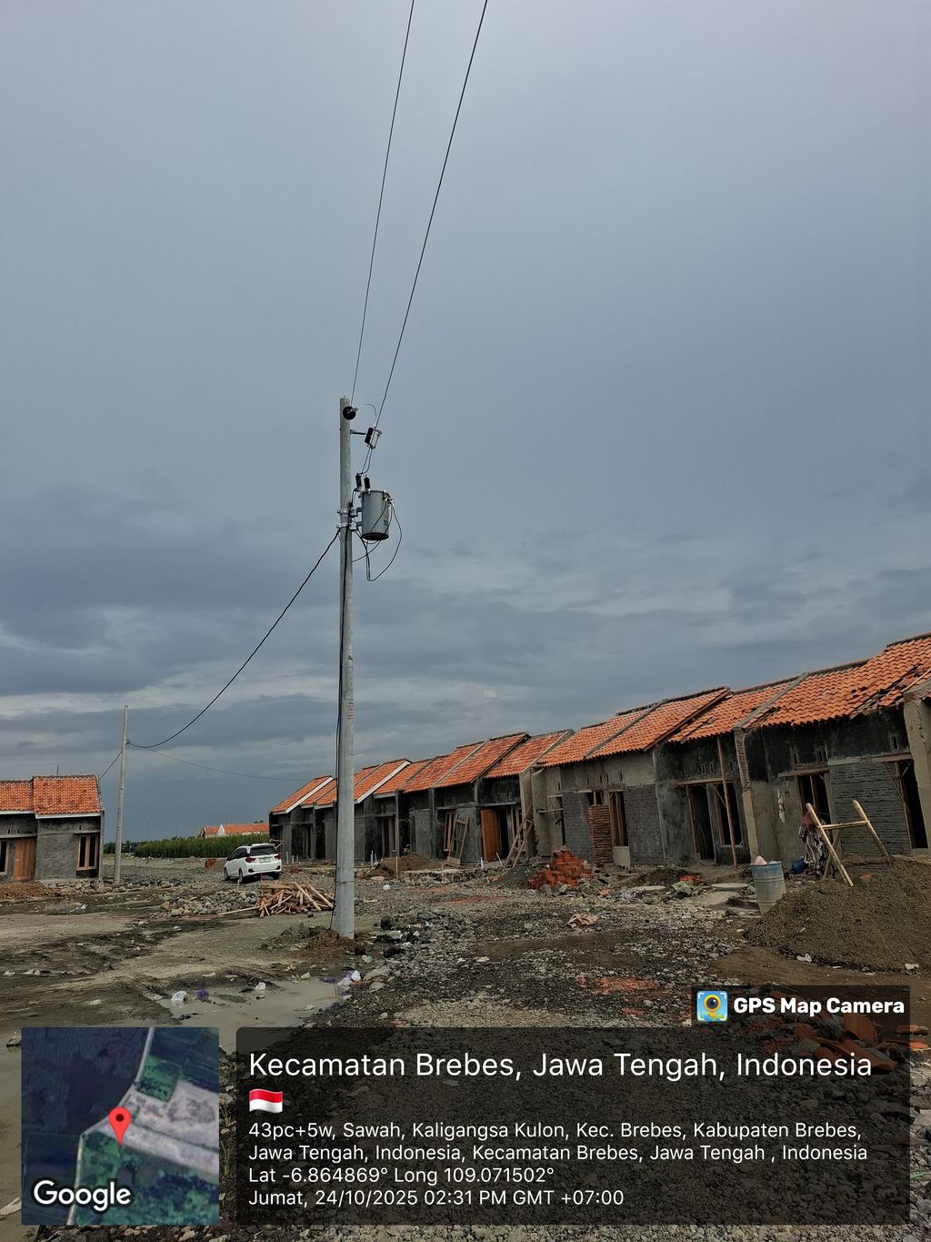 foto posisi tengah perumahan GRIYA AJI RESIDENCE KALIGANGSA