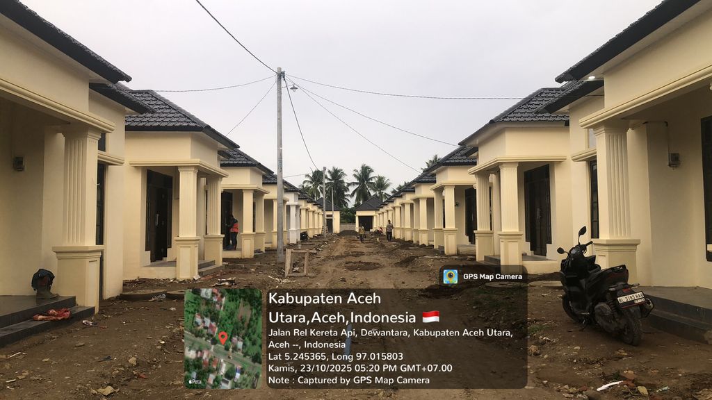 foto posisi tengah perumahan SENTOSA RESIDEN BANGKA JAYA