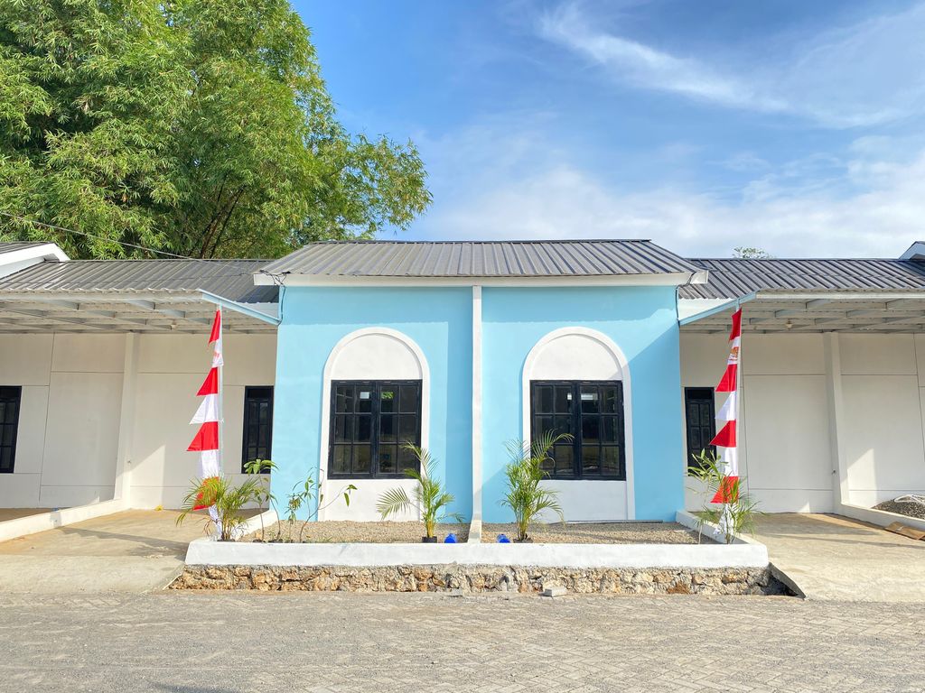 foto tampak rumah tipe 36/106 perumahan MadeiRa Residence