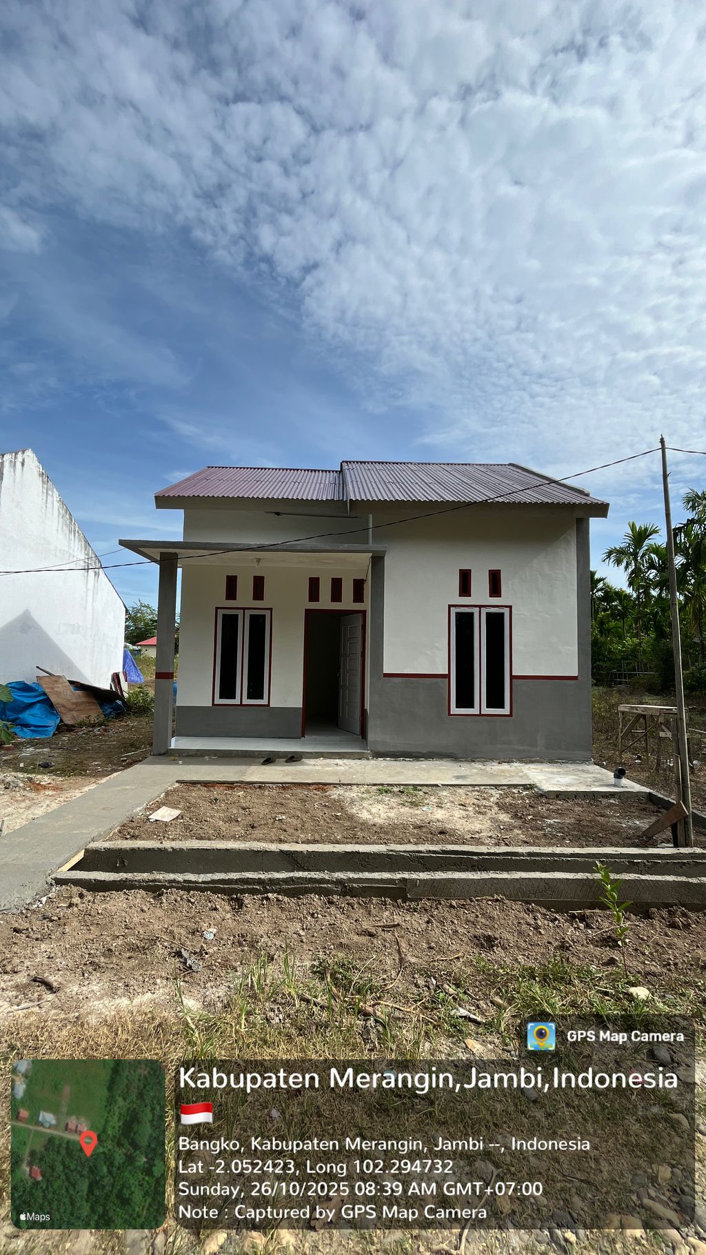 foto tampak rumah tipe 36/130 perumahan Perumahan Kandis Regency