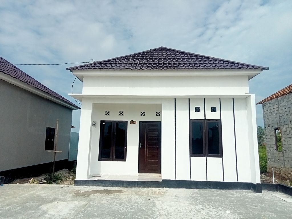 foto tampak rumah tipe 36 (2025) perumahan BINTANG WIJAYA MAKMUR TAHAP II