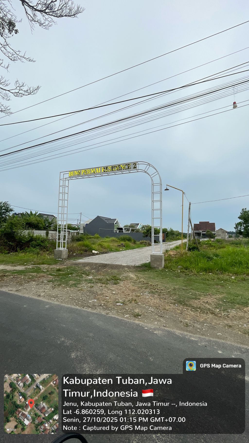 foto gerbang perumahan BUMI PERMAI RECIDENCE 2