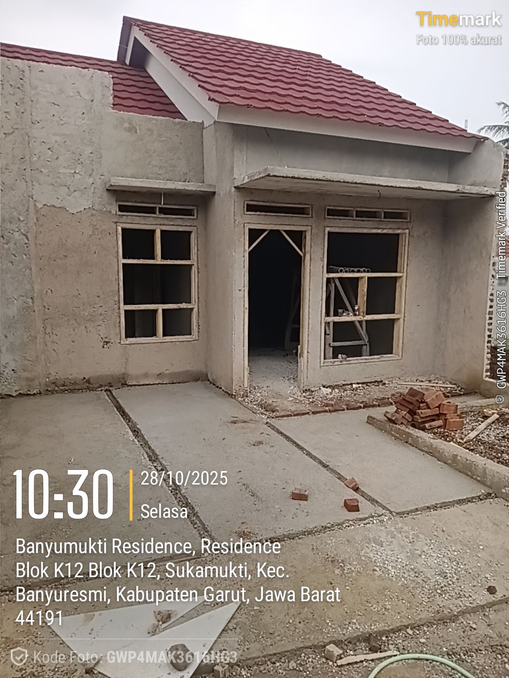 foto contoh rumah perumahan BANYUMUKTI RESIDENCE TAHAP 3