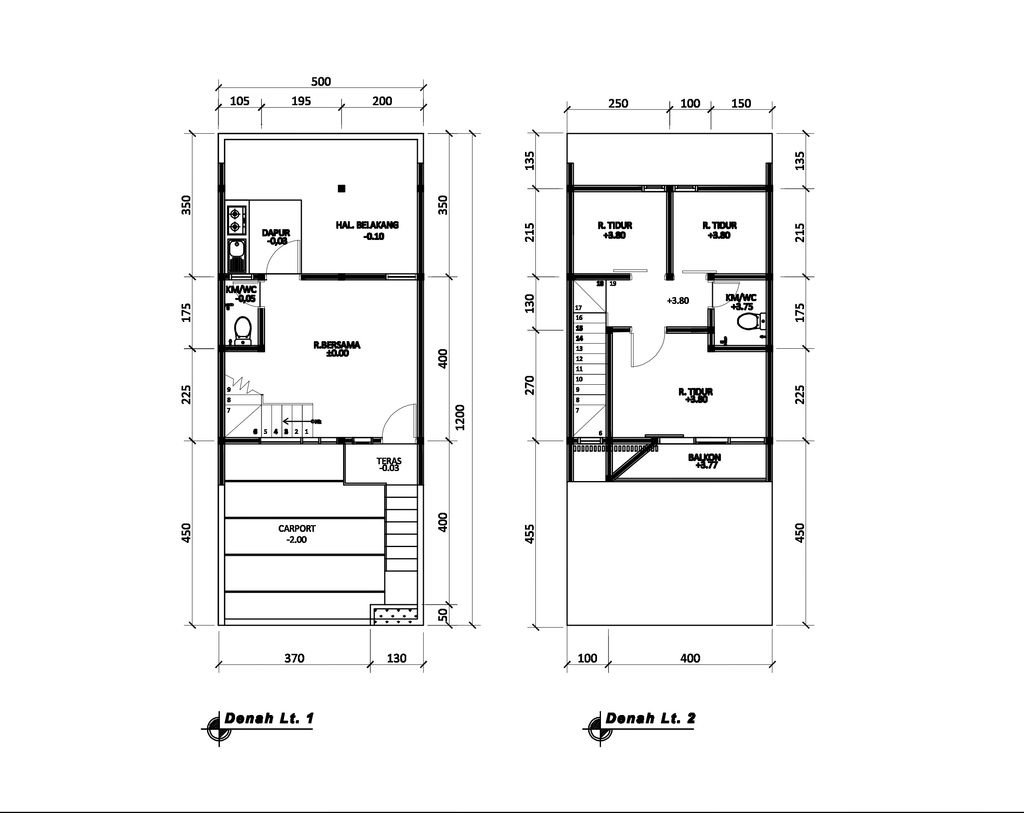 foto denah rumah tipe 50 Compact (3 kamar) (423) perumahan Bukit Sukanagara Resort