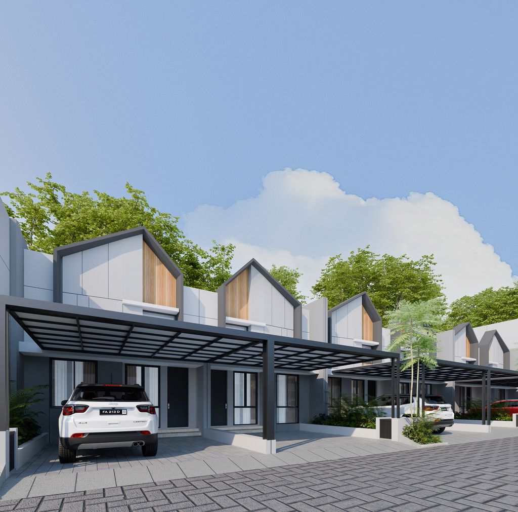 foto denah rumah tipe 52 perumahan Sanatha Land Mayang