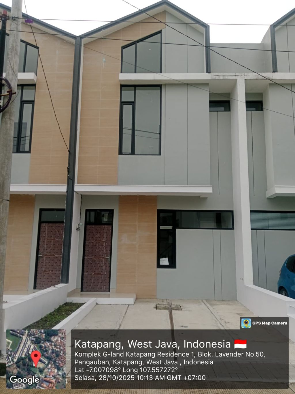 foto tampak rumah tipe 50 Compact (3 Kamar) High Ceiling (404) perumahan G-Land Katapang Residence 1